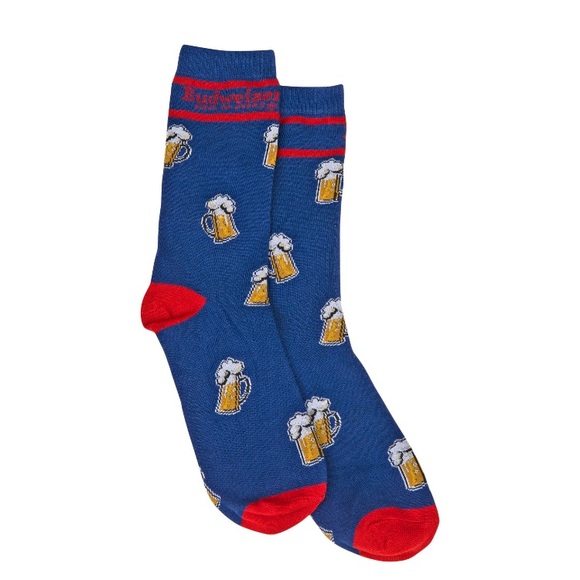 Men’s Budweiser Beer Novelty Crew Socks 3-Piece Set - Picture 5 of 9